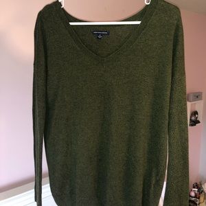 V neck sweater
